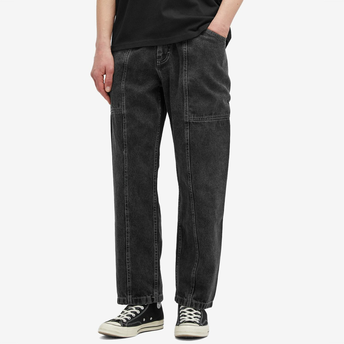 Polar Skate Co. Men's Jiro Jeans in Silver Black Polar Skate Co.