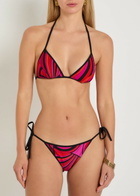 Pucci Printed Halterneck Bikini top Pink