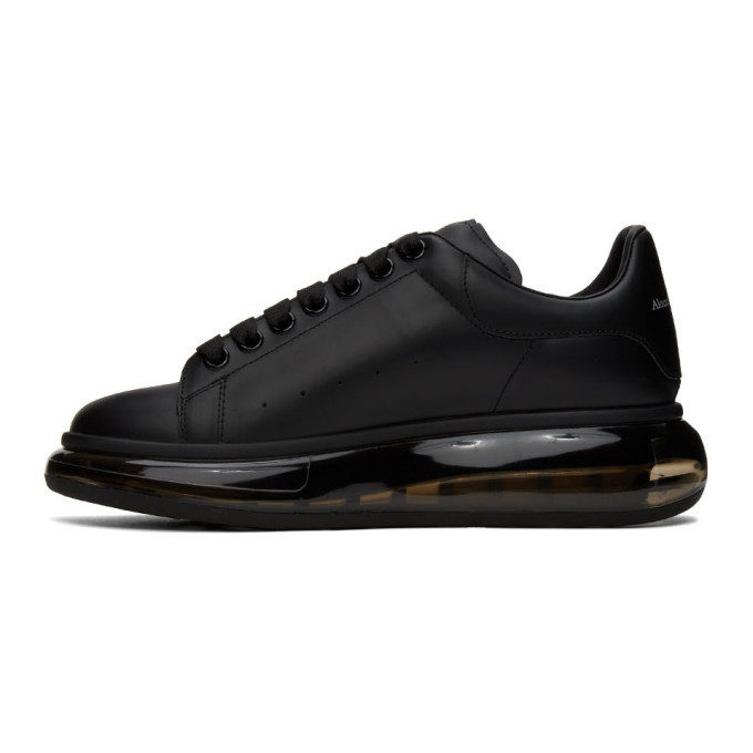 Alexander McQueen Black Clear Sole Oversized Sneakers