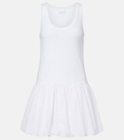 Velvet Isla cotton-blend poplin minidress