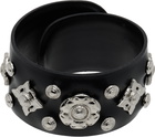 Toga Pulla Leather Roll Bangle Bracelet