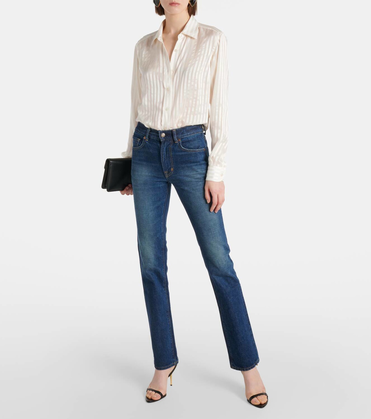 Tom Ford High-rise straight jeans