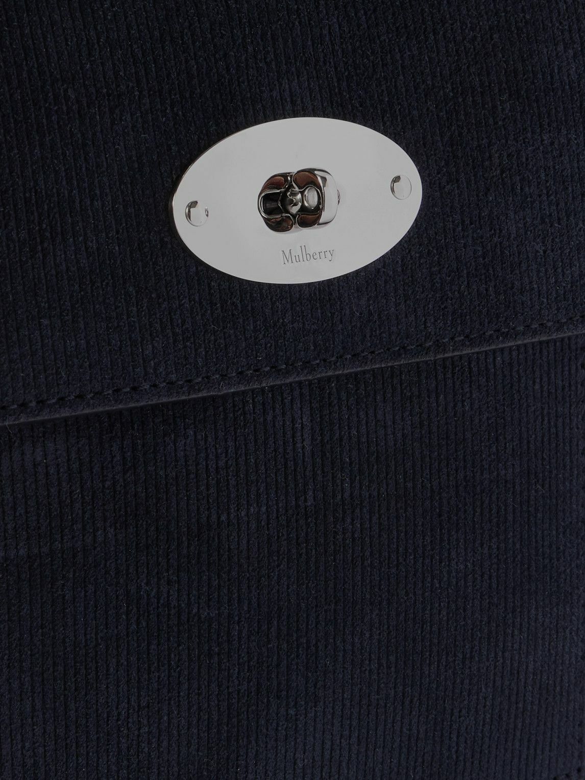 Mulberry - Antony Leather-Trimmed Corduroy-Suede Messenger Bag