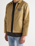 Gallery Dept. - Montecito Logo-Print Cotton-Twill Jacket - Brown