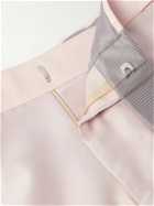 TOM FORD - Atticus Slim-Fit Tapered Wool and Silk-Blend Twill Suit Trousers - Pink