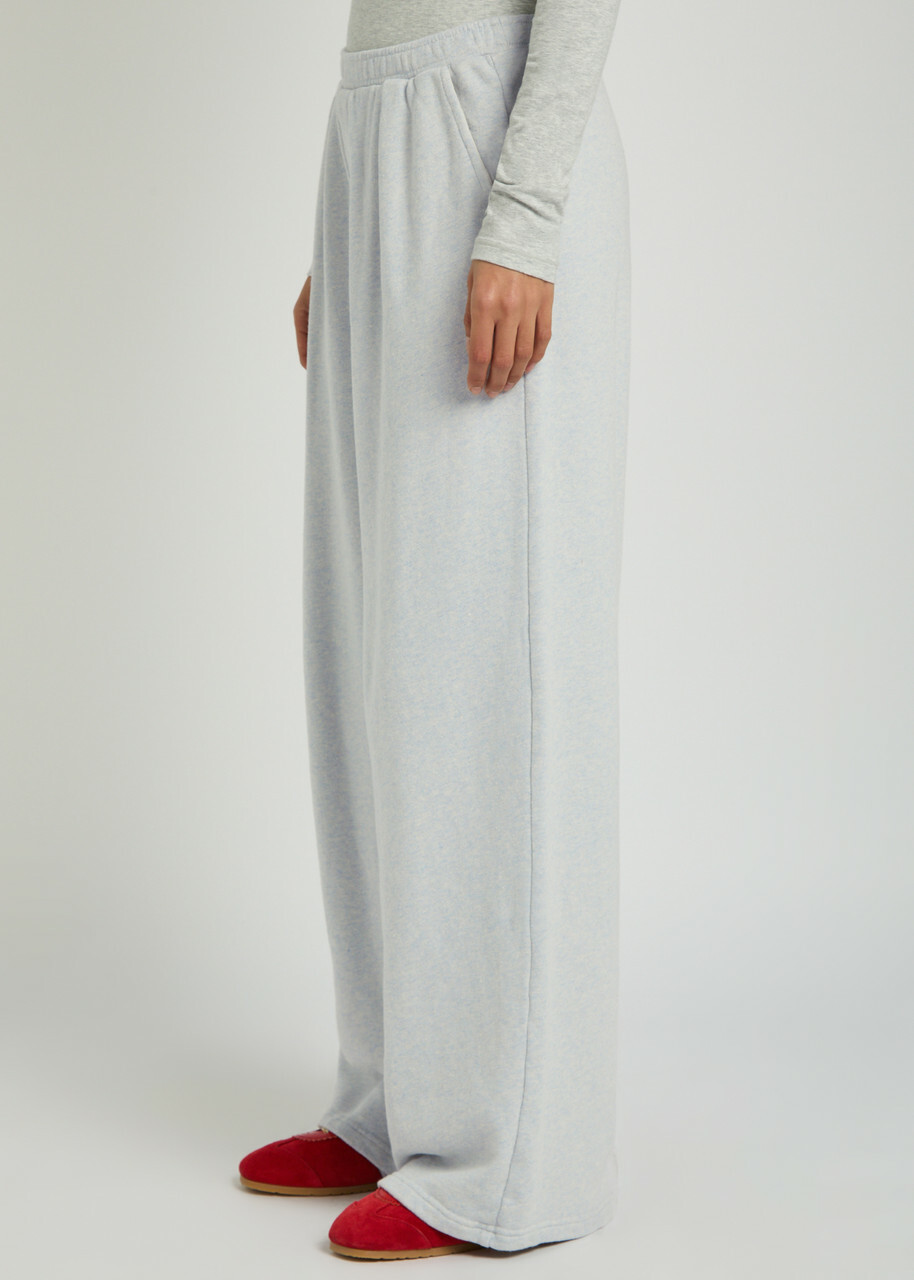 American Vintage Dantown Cotton Sweatpants Light Blue