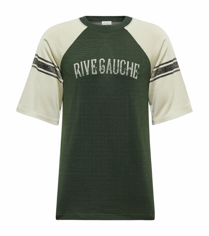 Photo: Saint Laurent - Rive Gauche jersey T-shirt