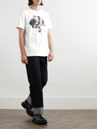 Alexander McQueen - Slim-Fit Logo-Print Cotton-Jersey T-Shirt - White