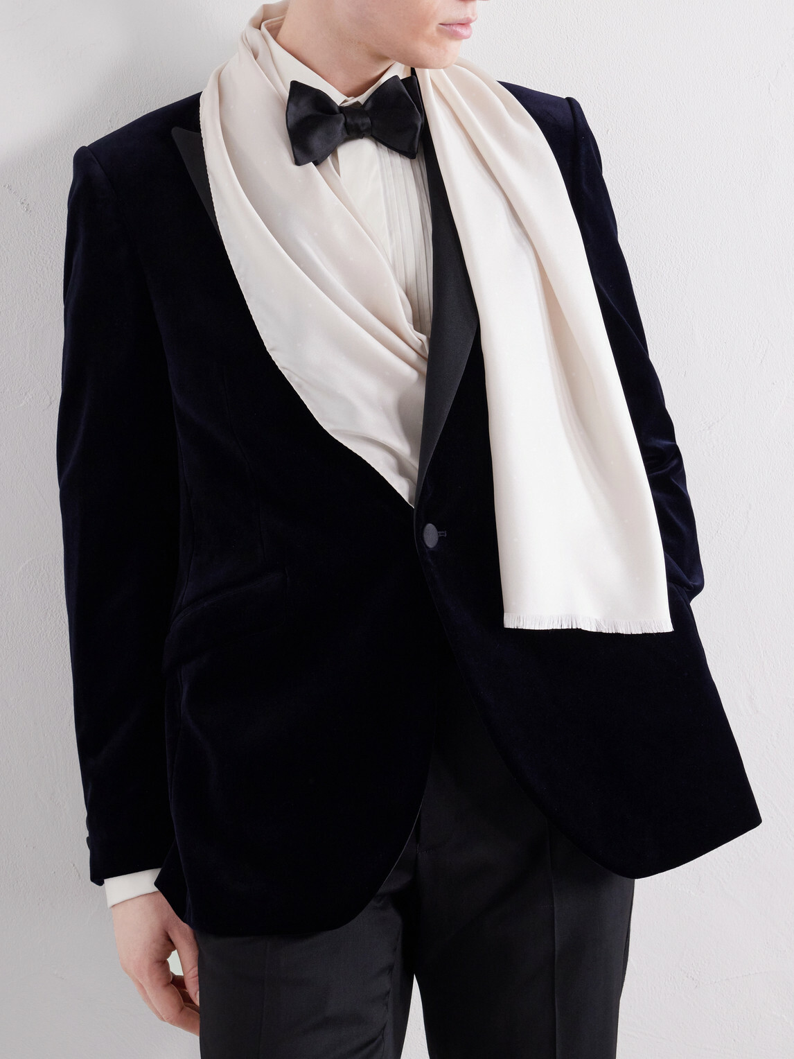 Favourbrook - Polka-Dot Silk-Twill Scarf