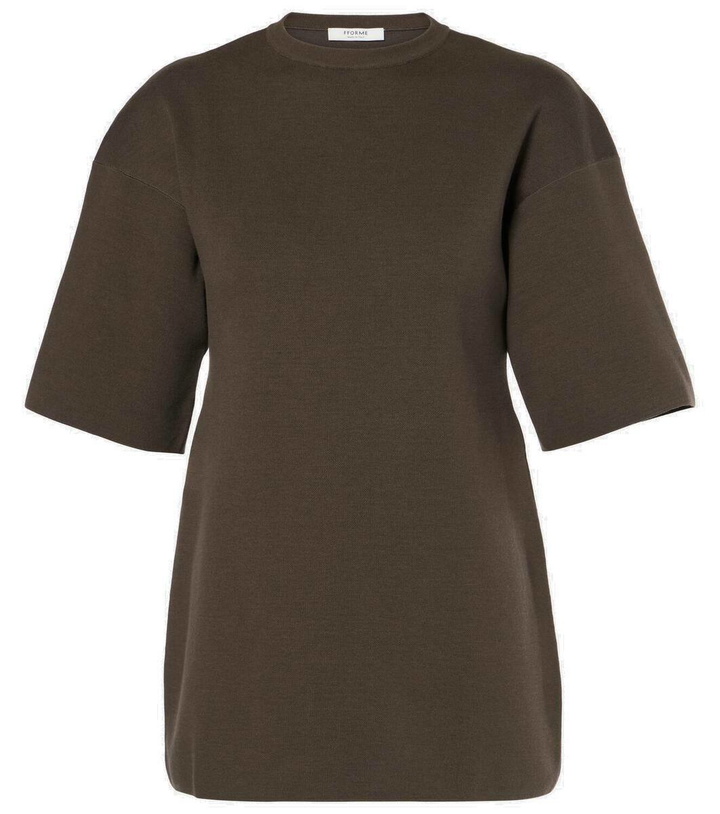Photo: Fforme Dwyn wool and cotton-blend T-shirt