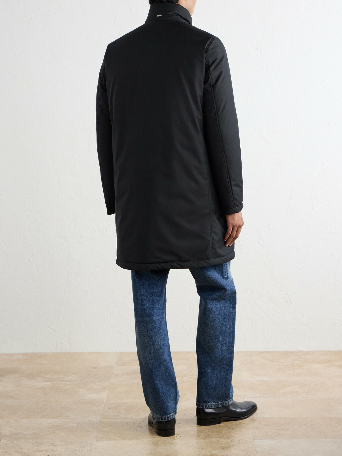 Herno - New Business Layered Padded Shell Down Coat - Black