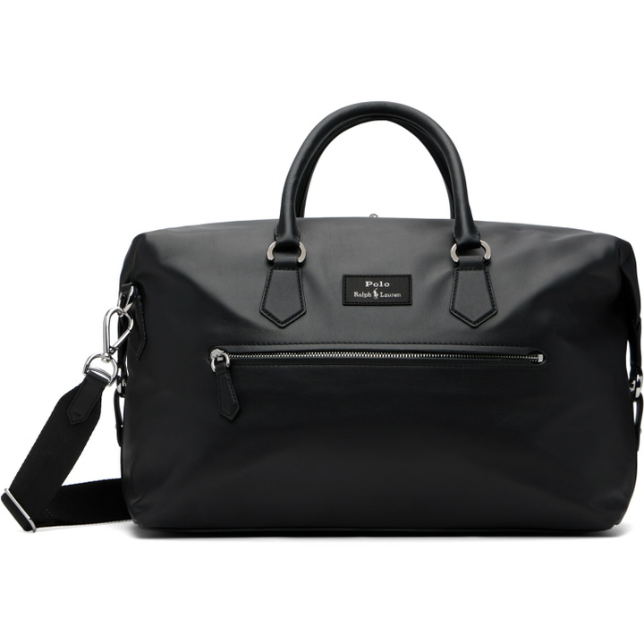 Photo: Polo Ralph Lauren Black Smooth Leather Duffle Bag