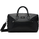 Polo Ralph Lauren Black Smooth Leather Duffle Bag