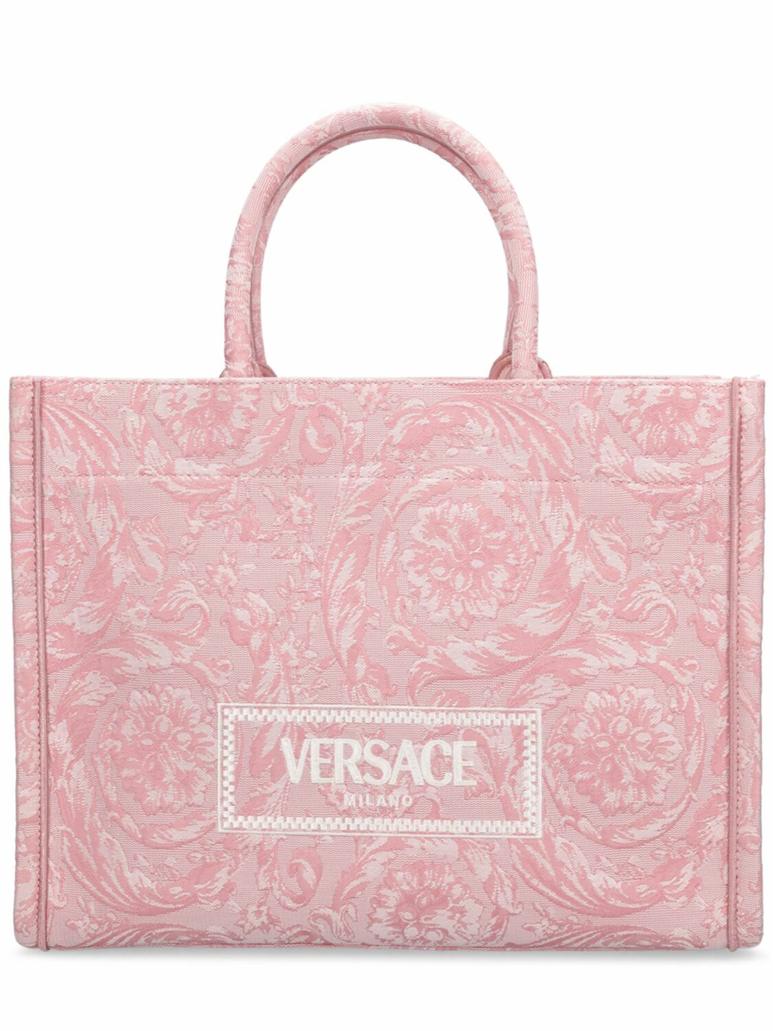 VERSACE - Large Barocco Jacquard Tote Bag Versace