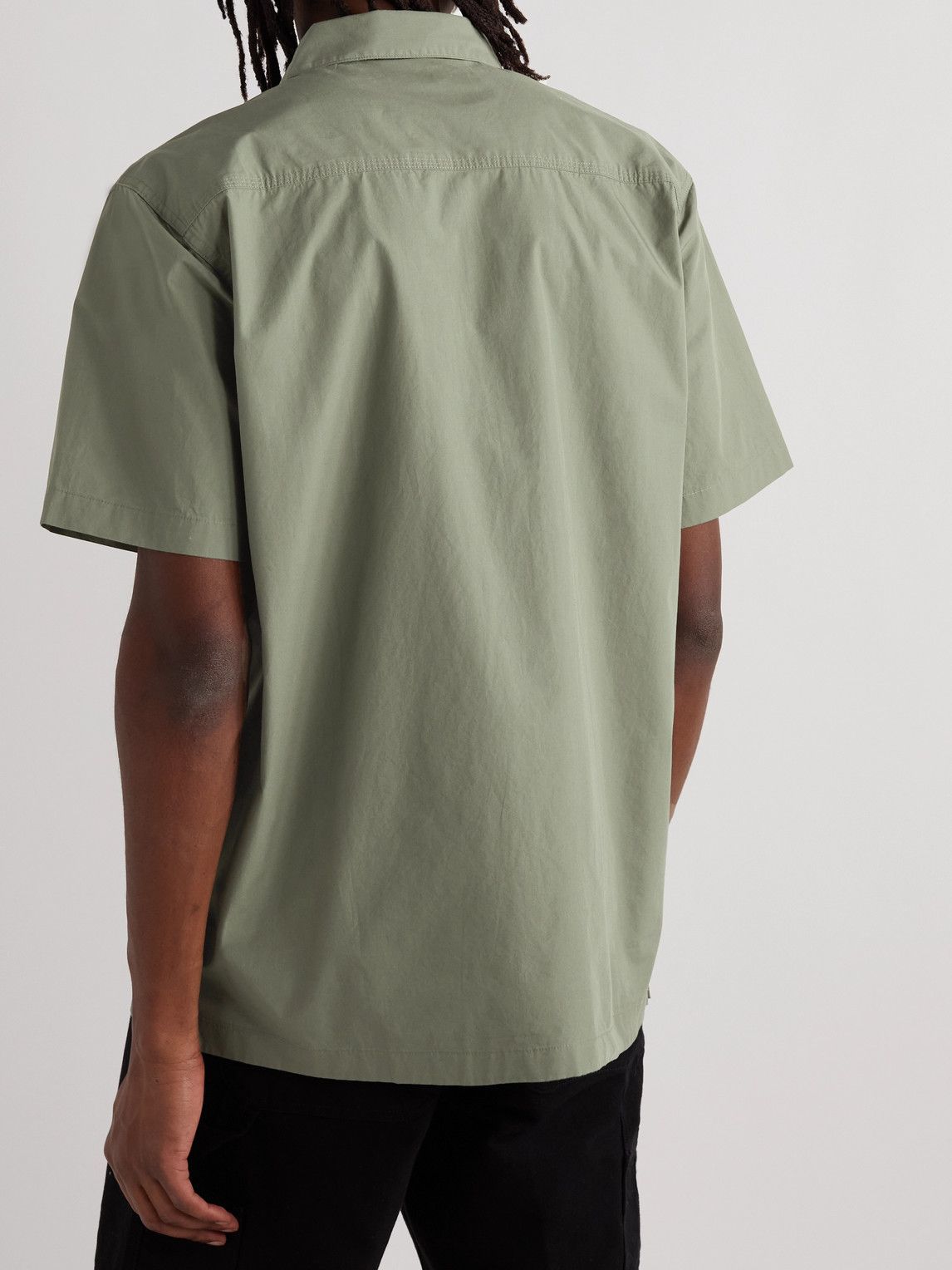 Carhartt WIP - Creek Logo-Appliquéd Organic Cotton-Poplin Shirt