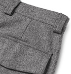 Brunello Cucinelli - Wool-Flannel Trousers - Gray