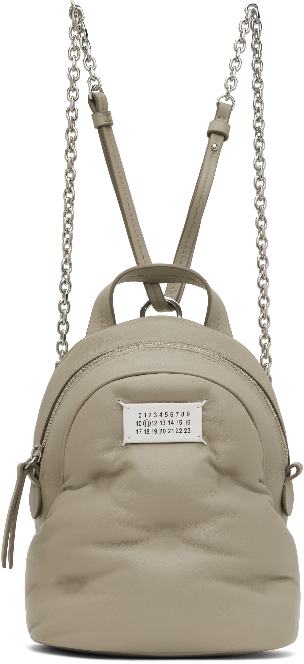 Maison Margiela Taupe Glam Slam Backpack Maison Margiela