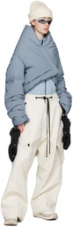 Templa Blue Wrap Down Jacket