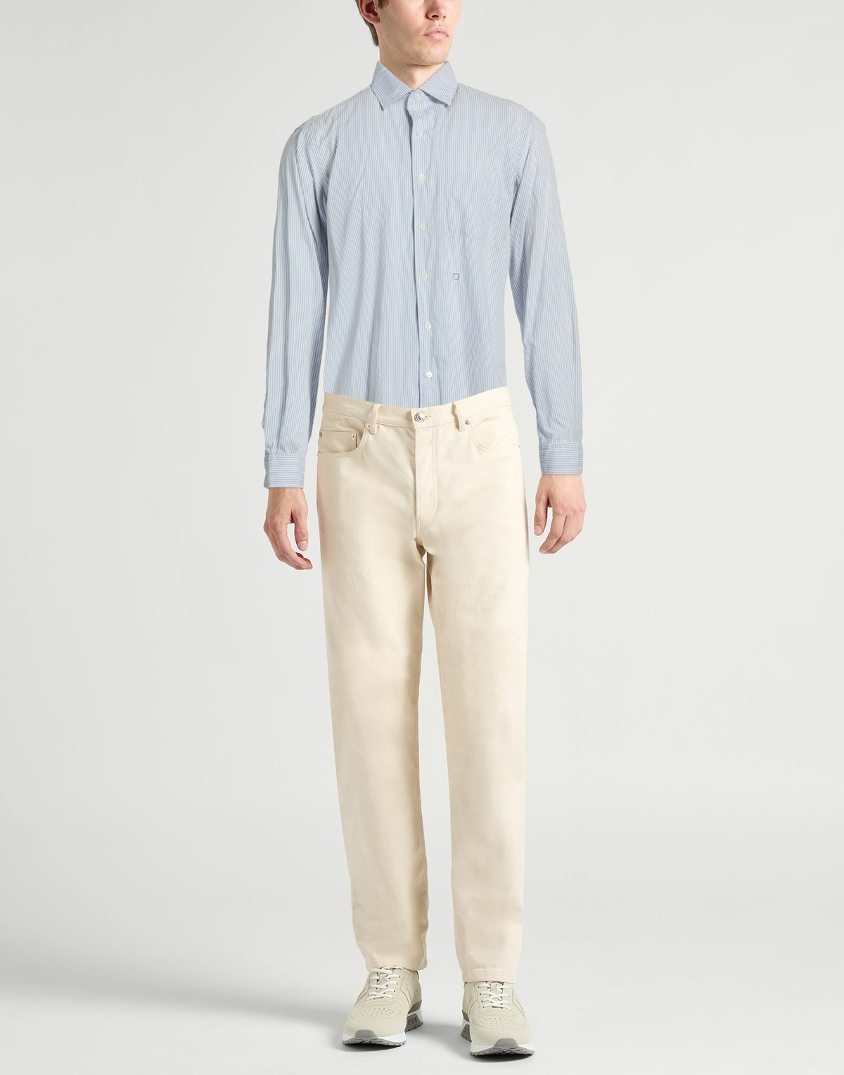 Massimo Alba Mens Shirt Slate in Blue