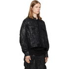 Julius Black Coated DK Denim Jacket