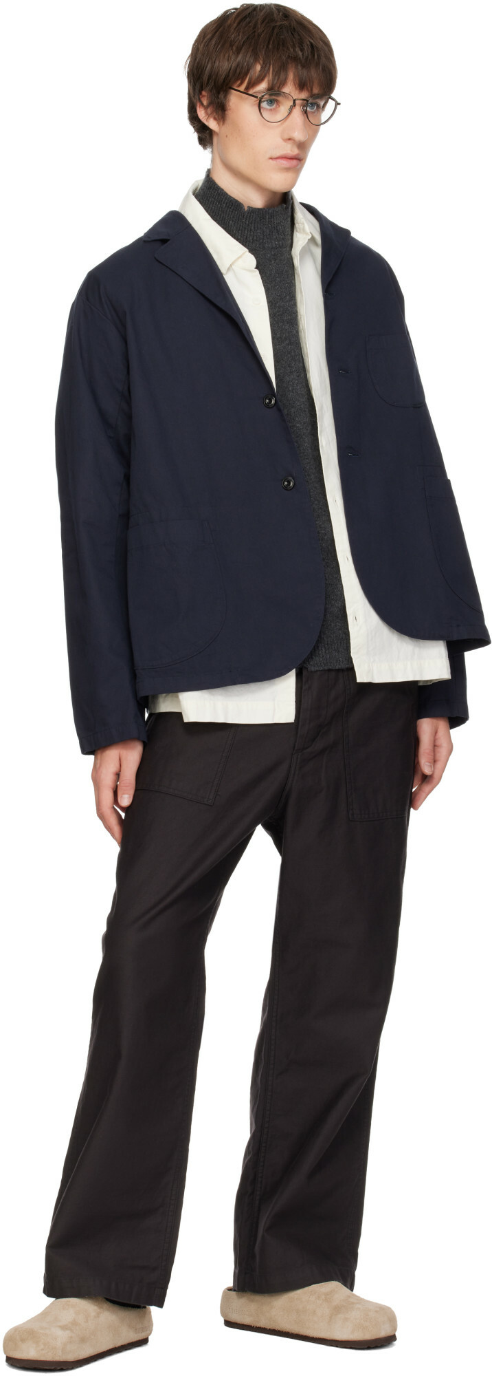 Ordinary Fits Black Vintage Fatigue Trousers