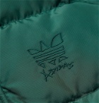 adidas Consortium - Jonah Hill Logo-Embroidered Quilted Ripstop Down Jacket - Green