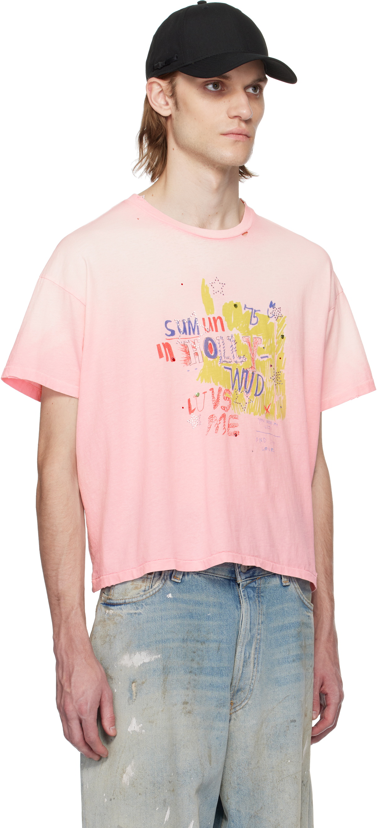 PALY Pink 'Sum 1 In Hollywood Loves Me' T-shirt