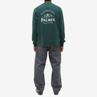 Palmes Men's Water Long Sleeve T-Shirt in Green