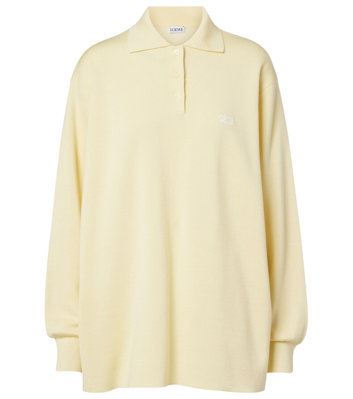 Photo: Loewe Double L cashmere and silk-blend polo sweater