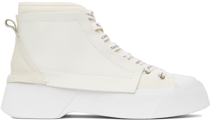 Photo: JW Anderson White Trainer Sneakers