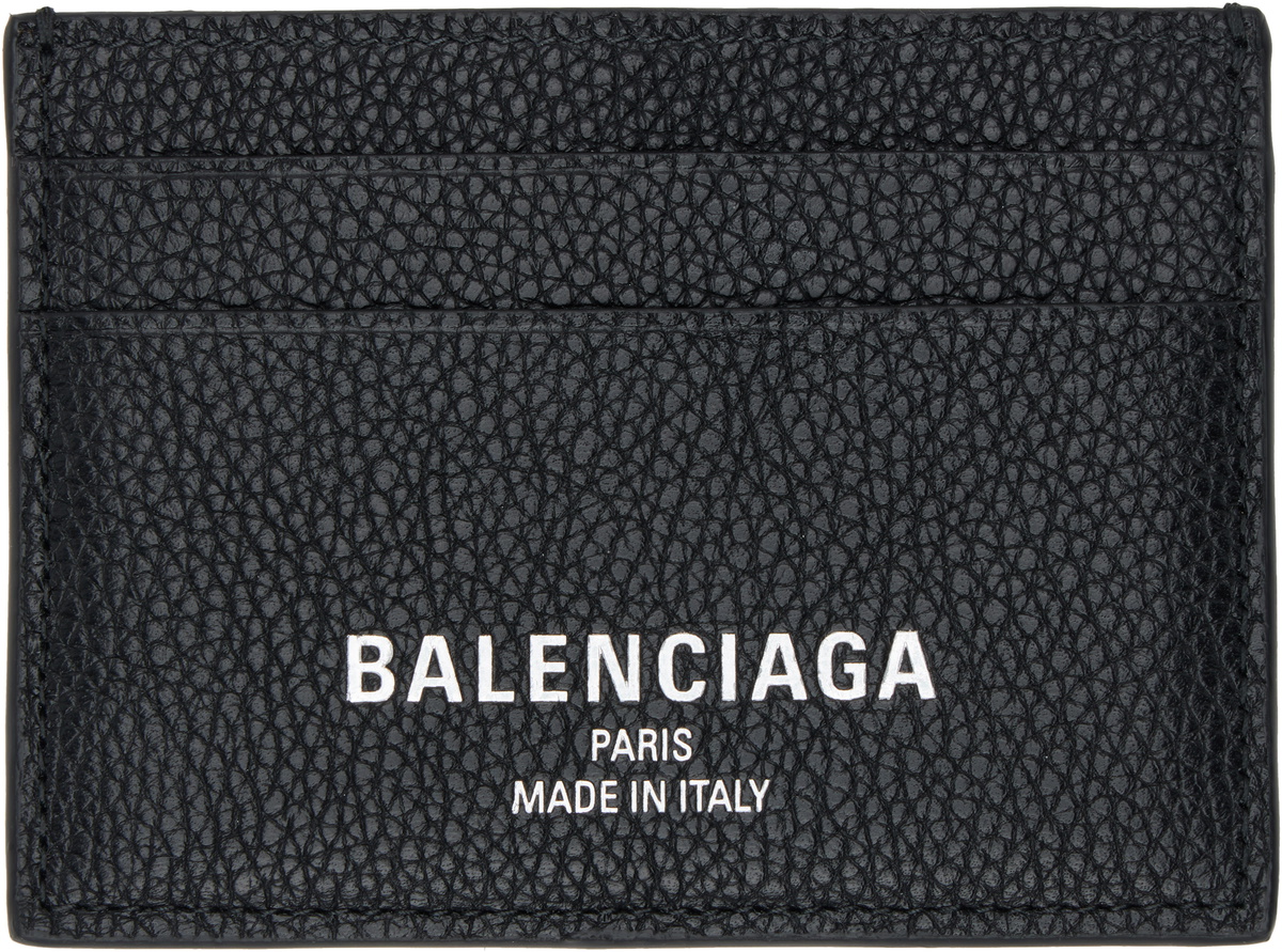 Balenciaga Black Large Long Cash Coin Card Holder Balenciaga