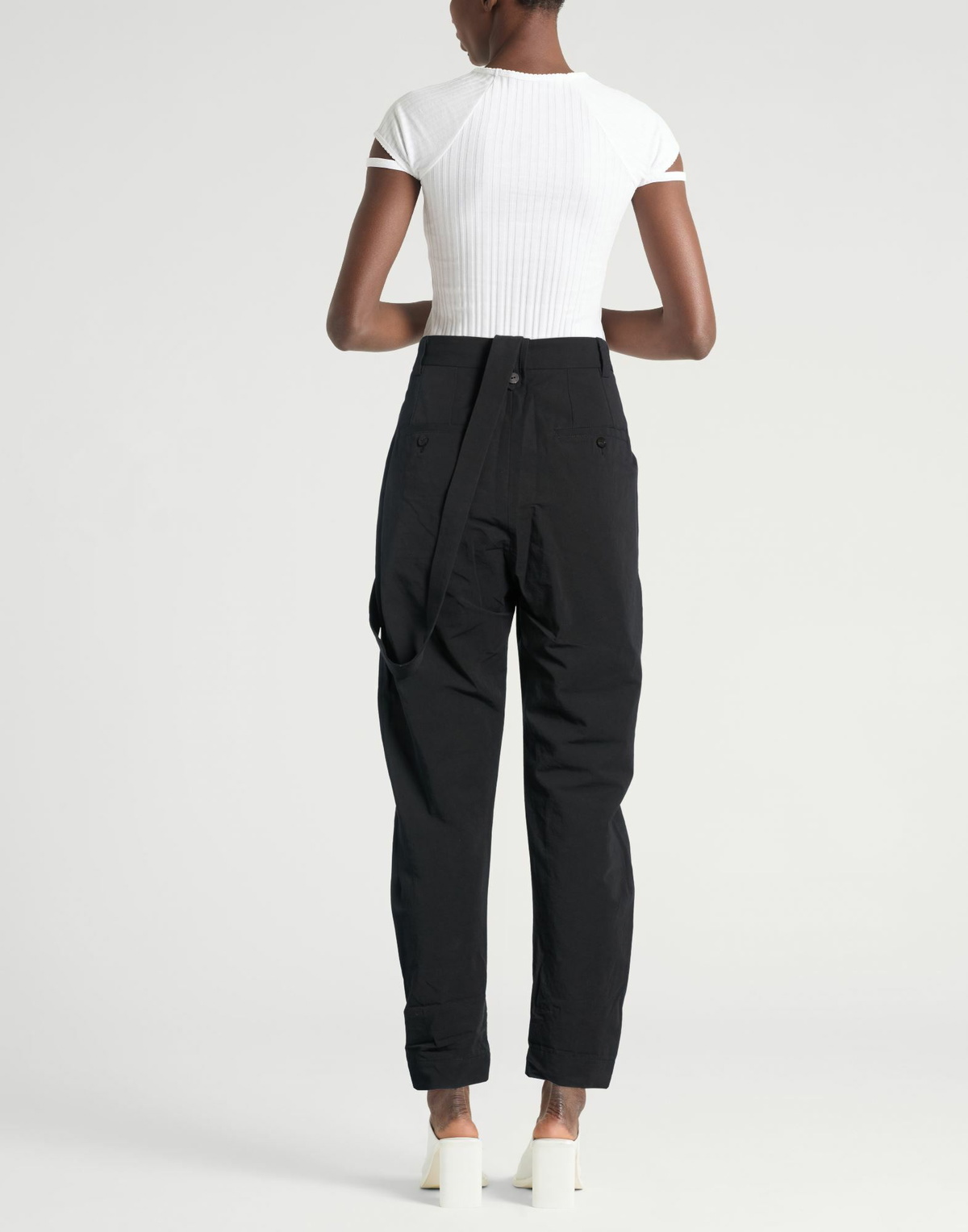 Isabel Benenato Womens Pants in Black