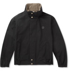 Gucci - Reversible Hooded Logo-Appliquéd Printed Cotton-Blend Ripstop Jacket - Black