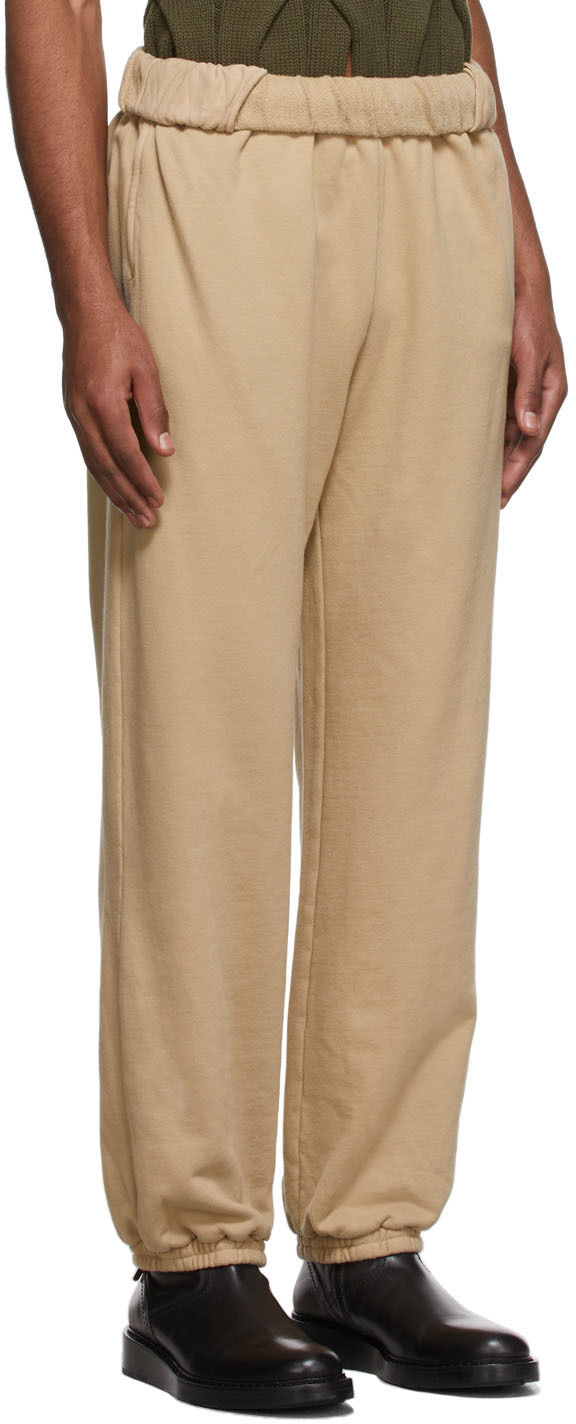 Dion Lee Tan Cotton Lounge Pants
