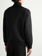 Alexander McQueen - Logo-Embroidered Two-Tone Twill Track Jacket - Black