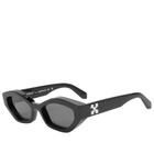Off-White Sunglasses Women's Off-White Hilo Sunglasses in Black/Grey 