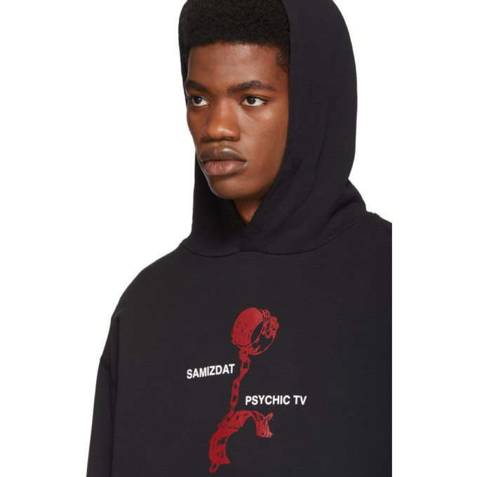 Yang Li Black Cuff Hoodie