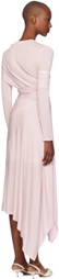 Helmut Lang Pink Protection Maxi Dress
