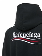 BALENCIAGA - Large Fit Cotton Sweatshirt Hoodie