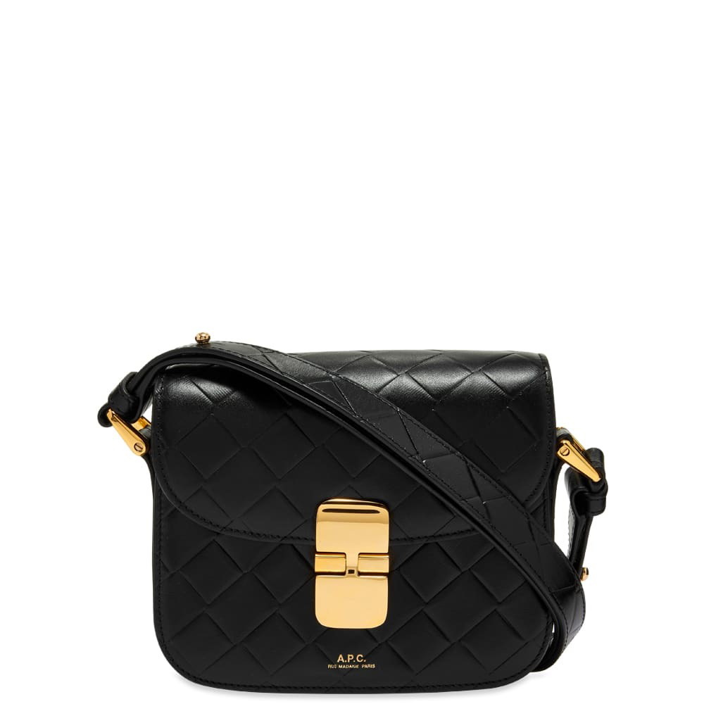 A.P.C Grace Leather Mini Bag - Black