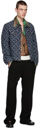 Casablanca Black Terry Block Lounge Pants