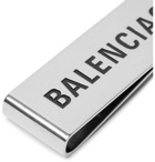 Balenciaga - Logo-Engraved Silver-Tone Money Clip - Silver
