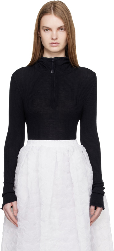 Photo: Cecilie Bahnsen Navy CBbelma Hoodie