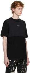 HELIOT EMIL Black Layered T-Shirt