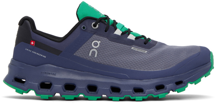 Photo: On Blue & Green Cloudvista Waterproof Sneakers