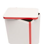 HAY Tin Container - Large in Off-White/Red 