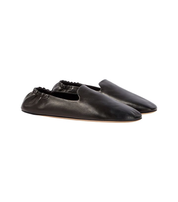 Photo: The Row Casa leather slip-on shoes