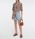 3x1 N.Y.C. Wrap denim miniskirt