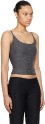 Fax Copy Express Gray Deep U-Cut Tank Top