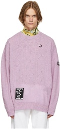 Raf Simons Purple Oversized Sweater